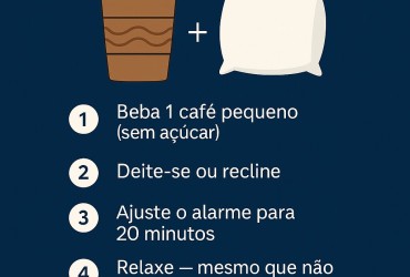 Coffee-Nap: 20 minutos que valem 2 xícaras de café